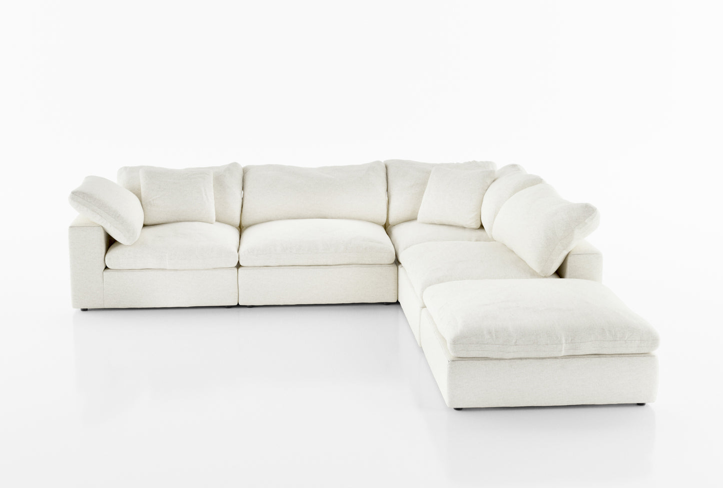 Cloud Paradise Sectional 4 Seater With Ottoman