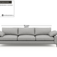 Slate Ash Grey Sofa