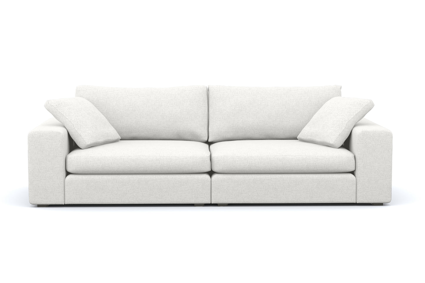 Titan 80" Silver Grey Sofa