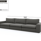 Titan Libby Grey Sofa