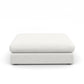 Titan Silver Grey Ottoman