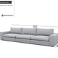 Titan Silver Grey Sofa