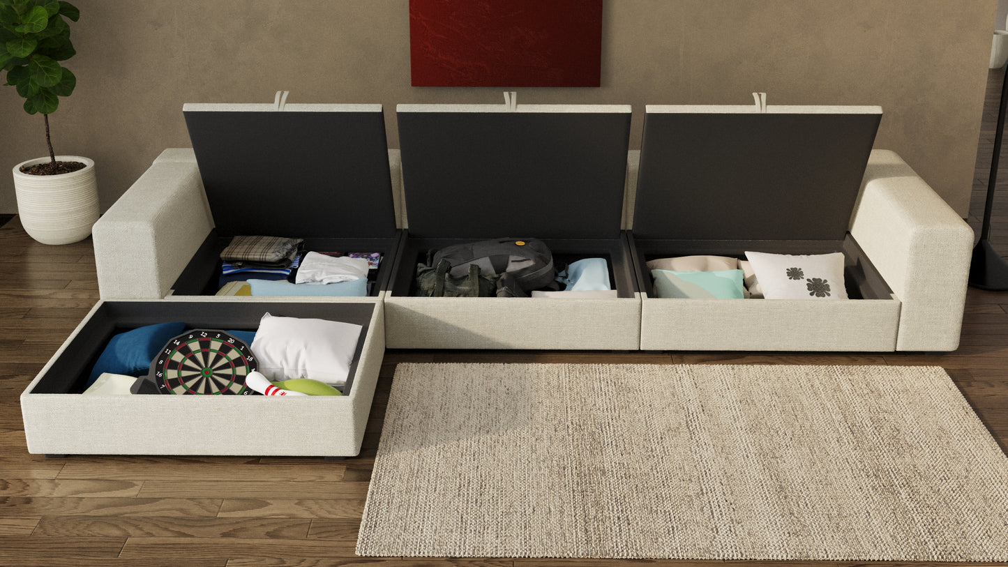 MGR 5 Seat + Chaise Corner Sectional