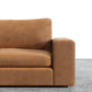 Canapé 4 places Titan avec pouf