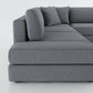 Elite Comfort Grey Corner Sectional