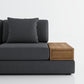 Elite Comfort Black Corner Sectional