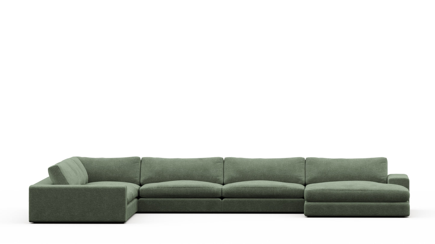 MGR 5 Seat + Chaise Corner Sectional