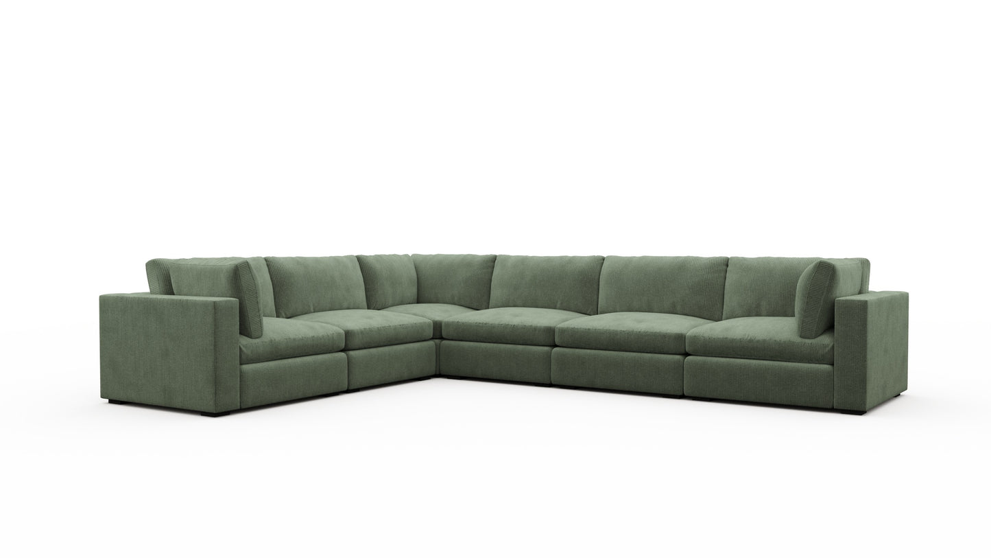 Bennet Corner Sectional 6 Seater
