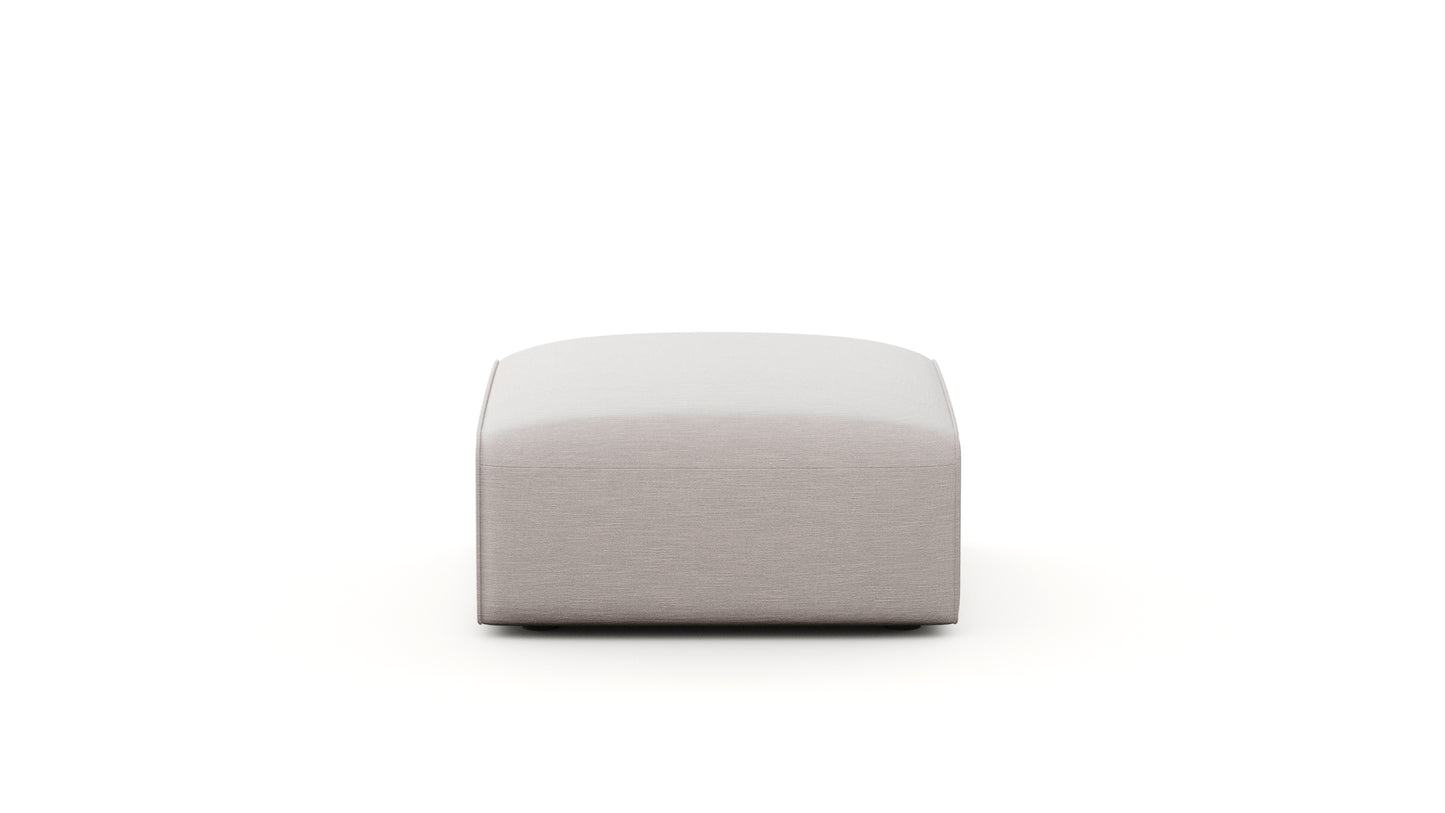 Luna Blue Ottoman