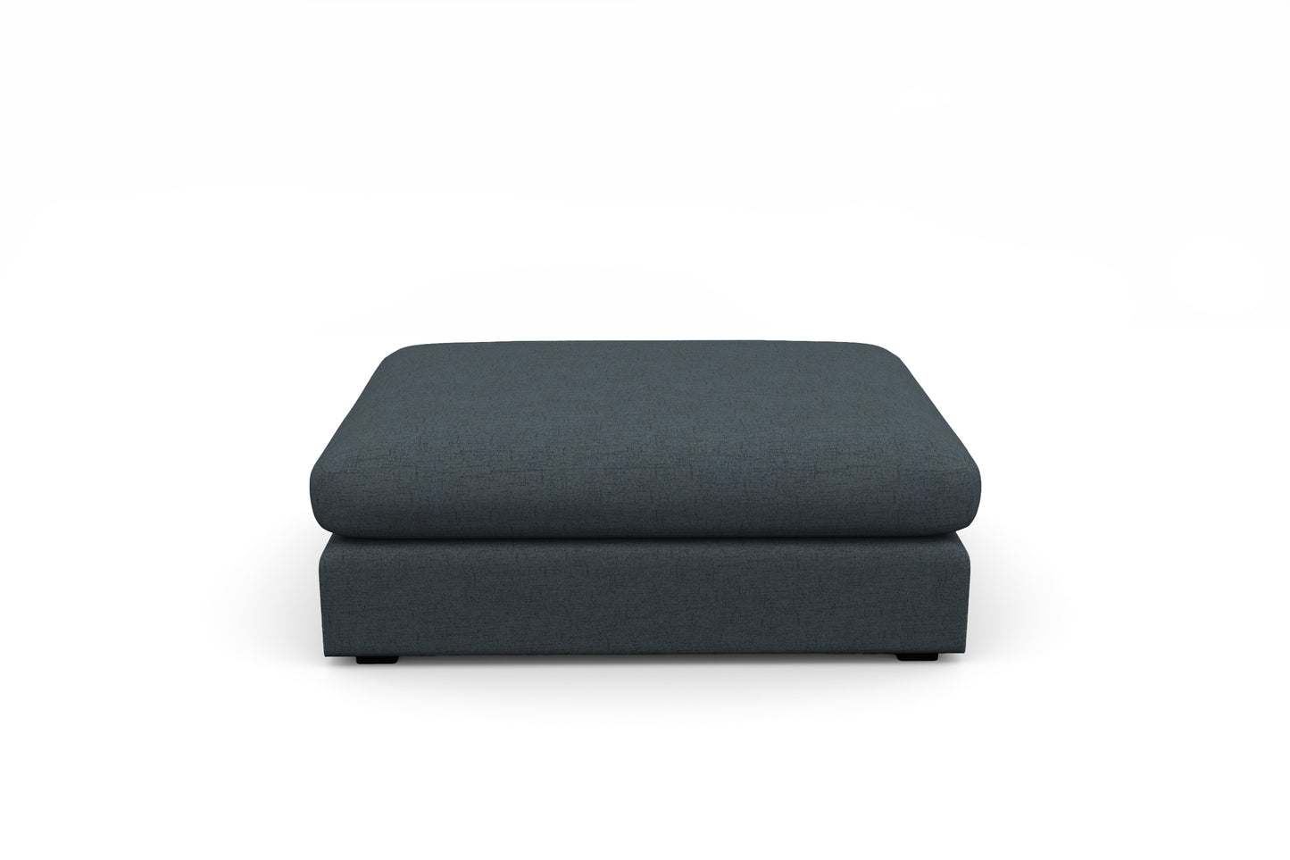 Titan Silver Grey Ottoman