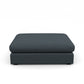 Titan Libby Grey Ottoman