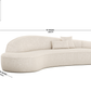 Arcadia Boucle Curve Couch