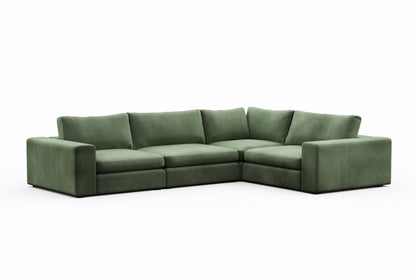 Juniper Green 4 Seat Corner Sectional